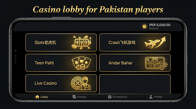 Lobby view of topjit for Pakistan users - 4